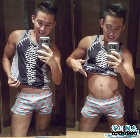 韩国肌肉型男笑容很美